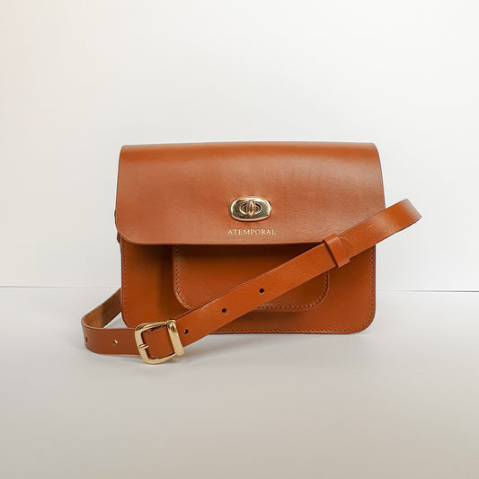 Aida Cross Body Bag in Tan